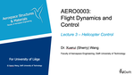AERO0003 Flight Dynamics and Control